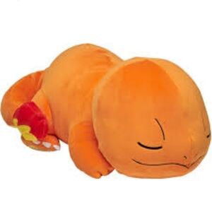 Pokémon sleeping Charmander 18" Jazzwares collectible Nintendo gaming plush toy